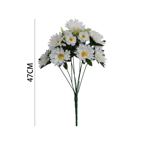 Ramo flor crisantemo artificial 47cm