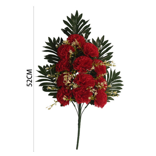 Ramo flor clavel artificial 52cm